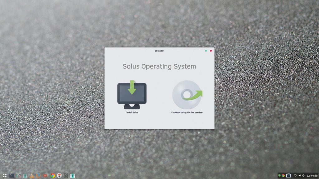 Le système d'exploitation Solus basé sur un noyau Linux 4.x et un bureau GTK 3.16.x